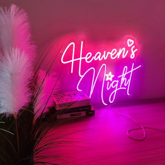 Neon Sign "Heaven's Night"